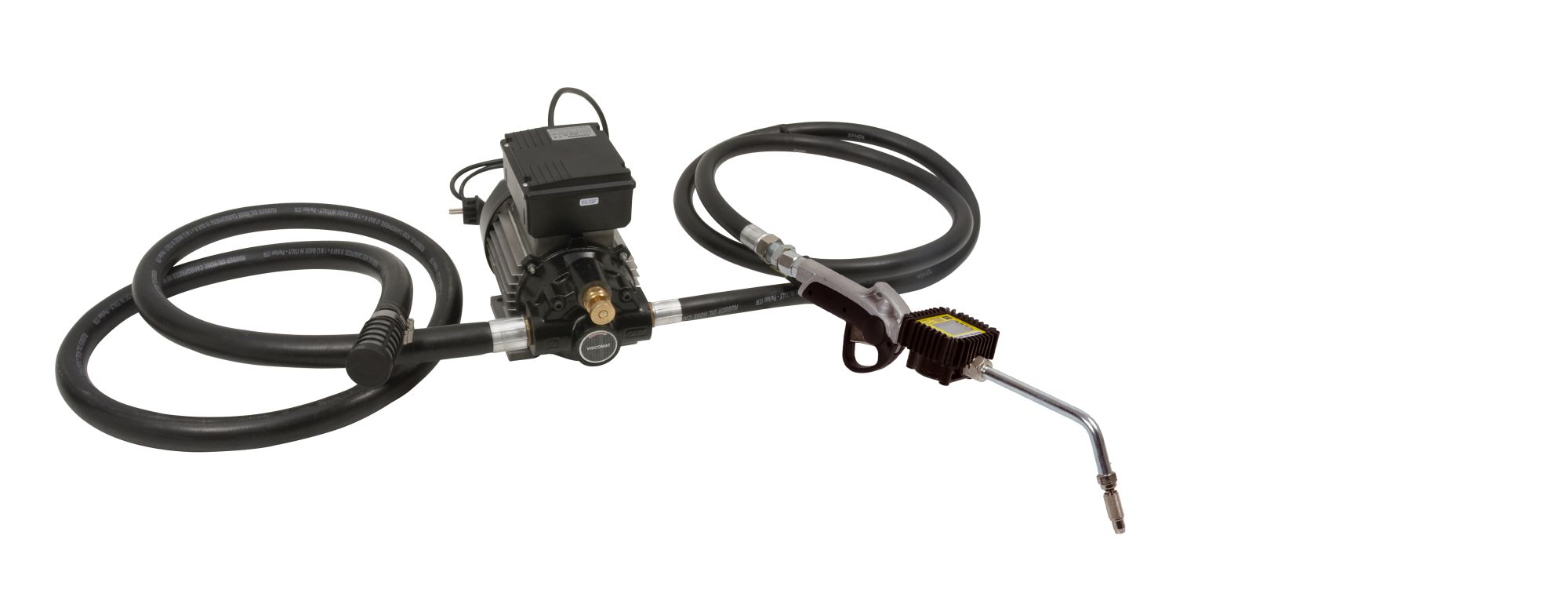 Bomba para trasvase de aceite eléctrica 220 v 20 l/min. y pistola contadora